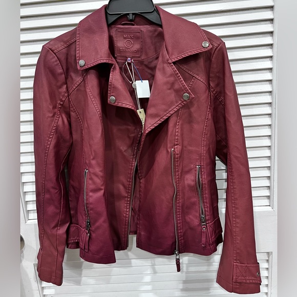 Max Studio mahogany jacket size medium NEW with tags - Picture 1 of 11